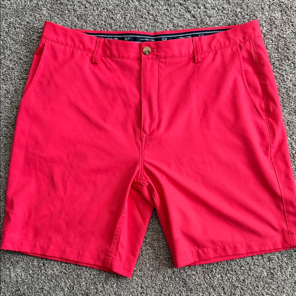 Vineyard Vines Red Links Shorts